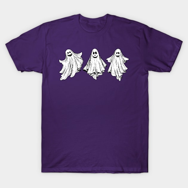 Trio of Spooks T-Shirt by BradyRain